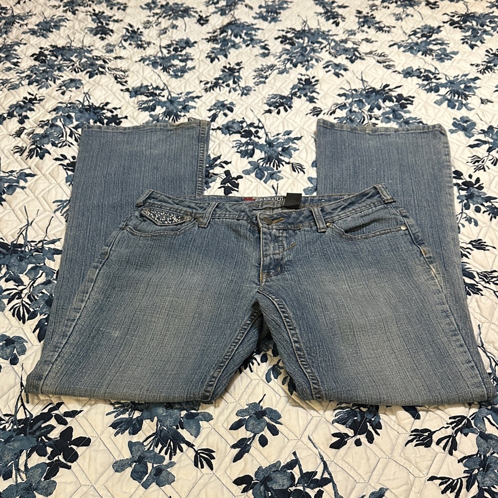 Classic Blue Straight Leg Women's Jeans